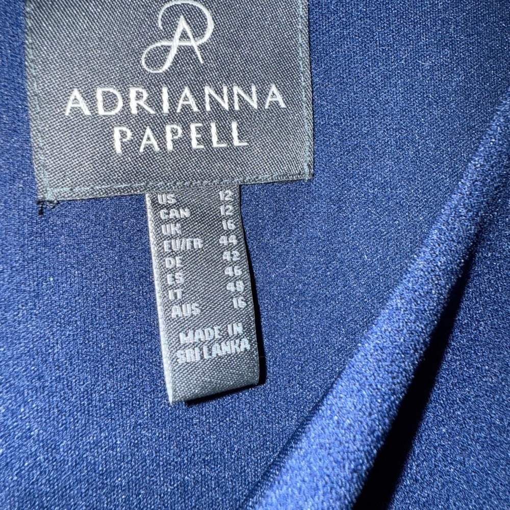 Adrianna Papell Flutter Sleeve Dress - Ladies 12 - Picture 3 of 3